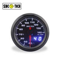 2 Inch 52mm LED Display Digit 7 Color Backlight High Speed Oil Temperture Gauge PM Motor Gauge Stepper Motor Gauge