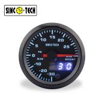 2 Inch 52mm LED Display Digit 7 Color Backlight High Speed Boost Gauge PM Motor Gauge Stepper Motor Gauge