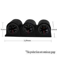 52mm Car Pod Triple Gauge Holder Gauge Pod