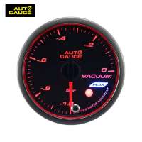 60mm Racing Car Meter White Amber Analog LED Display Electrical Vacuum Gauge