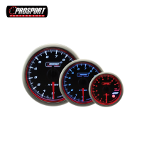 52mm white and blue and amber backlight colors tachometer rpm gauge with smoked lens chrome aluminum rim and remote controller